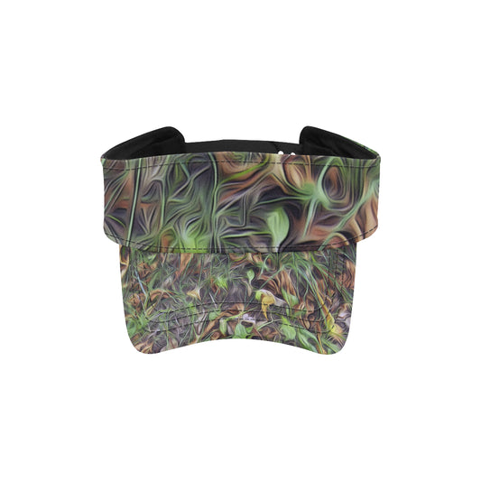 Camouflage Realistic Tree Print Unisex Sun Visor