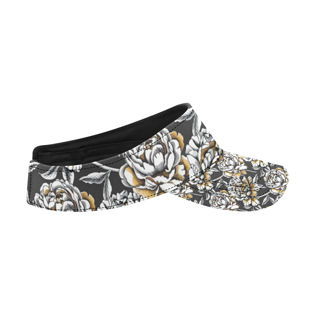 Peony Pattern Print Design PE06 Unisex Sun Visor