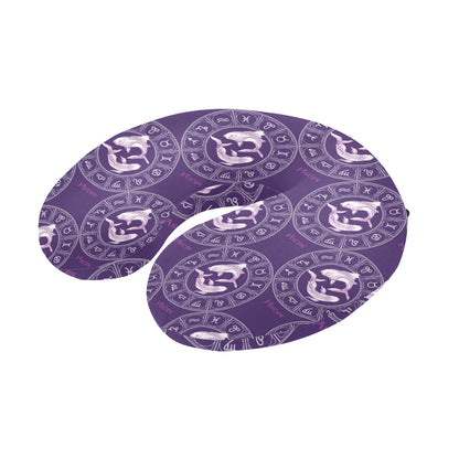 Pisces Pattern Print Design A02 U-Shaped Travel Neck Pillow