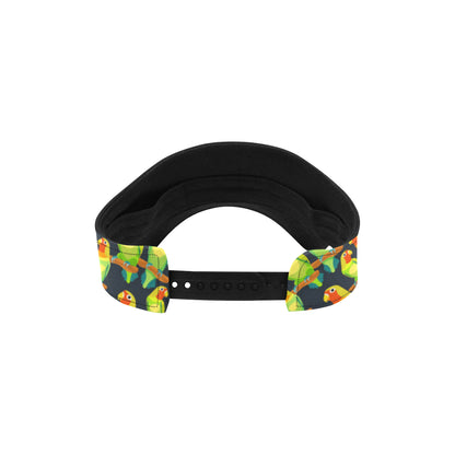 Lovebird Pattern Print Design 01 Unisex Sun Visor