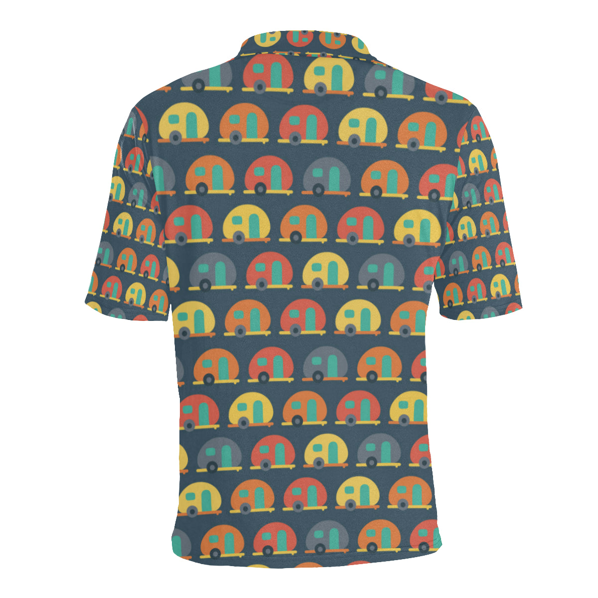 Camper Pattern Print Design 02 Men Polo Shirt