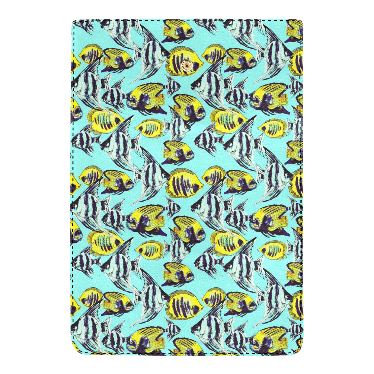 Angelfish Pattern Print Design 02 Women's Trifold Wallet