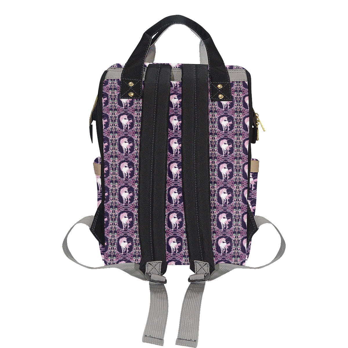Unicorn Fantastic Flower Diaper Bag Backpack