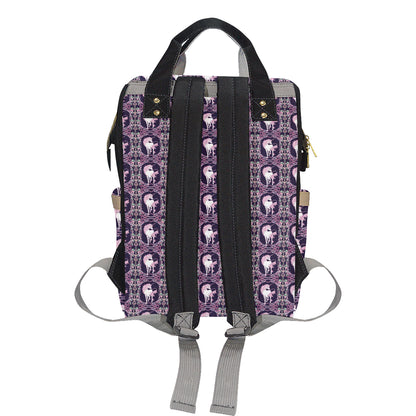 Unicorn Fantastic Flower Diaper Bag Backpack
