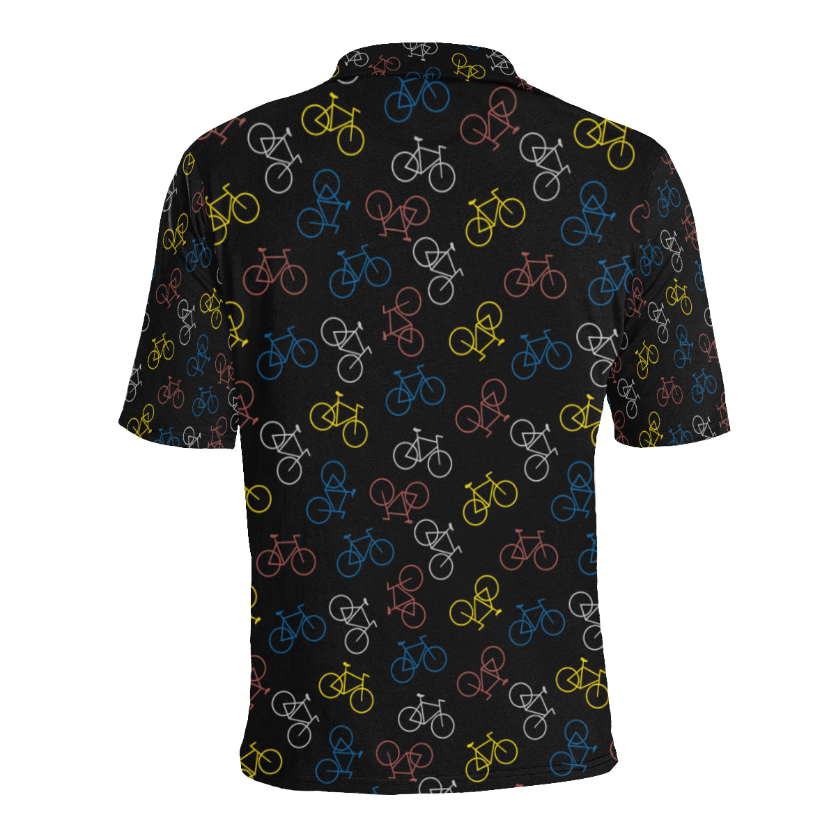 Bicycle Pattern Print Design 03 Men Polo Shirt