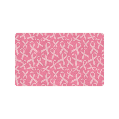 Breast Cancer Awareness Themed Rubber Doormat