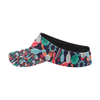 Bowling Pattern Print Design 08 Unisex Sun Visor