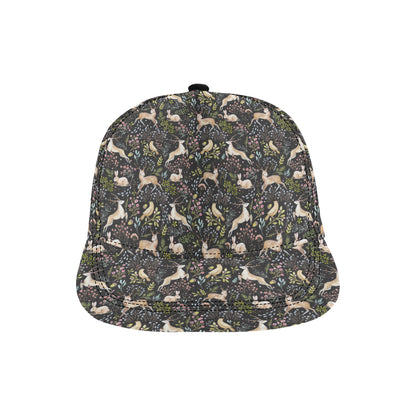 Deer Floral Jungle Snapback Cap