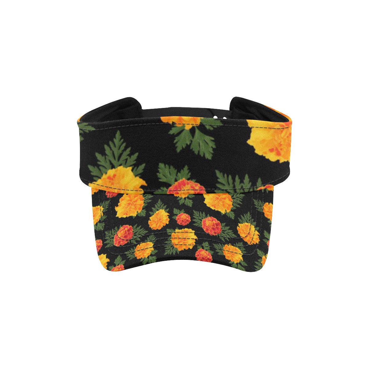 Marigold Pattern Print Design MR05 Unisex Sun Visor