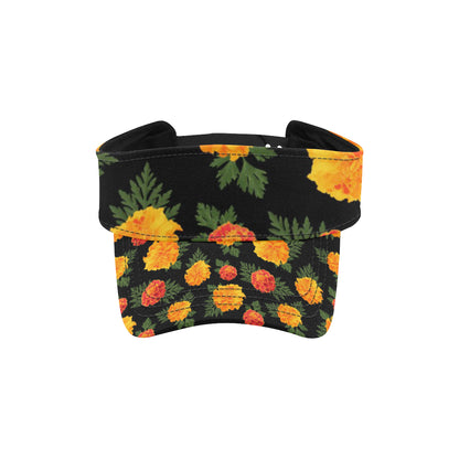 Marigold Pattern Print Design MR05 Unisex Sun Visor