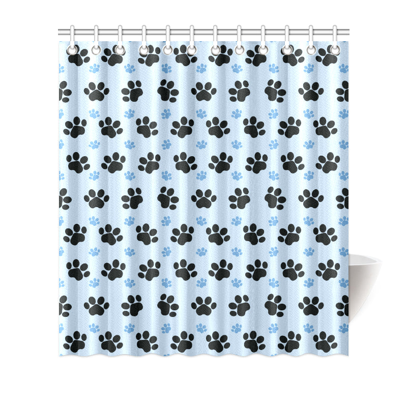 Paw Pattern Print Design A04 Shower Curtain