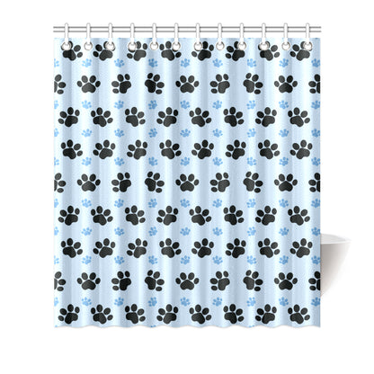 Paw Pattern Print Design A04 Shower Curtain
