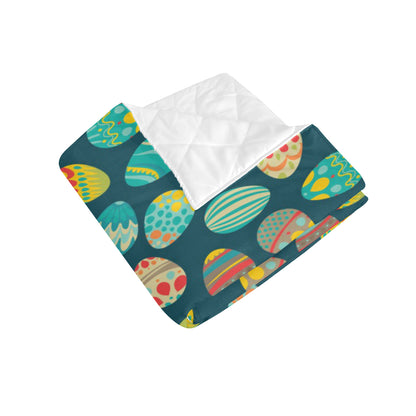 Easter Eggs Pattern Print Design RB09 Premium Quilt