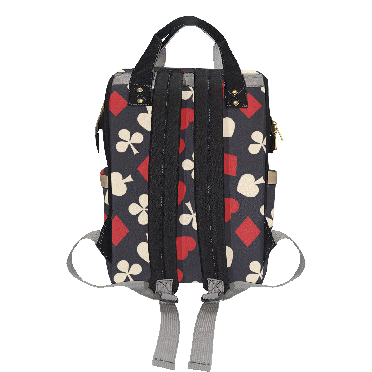 Poker Cards Pattern Print Design A02 Diaper Bag Backpack