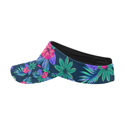 Tropical Flower Pattern Print Design TF09 Unisex Sun Visor
