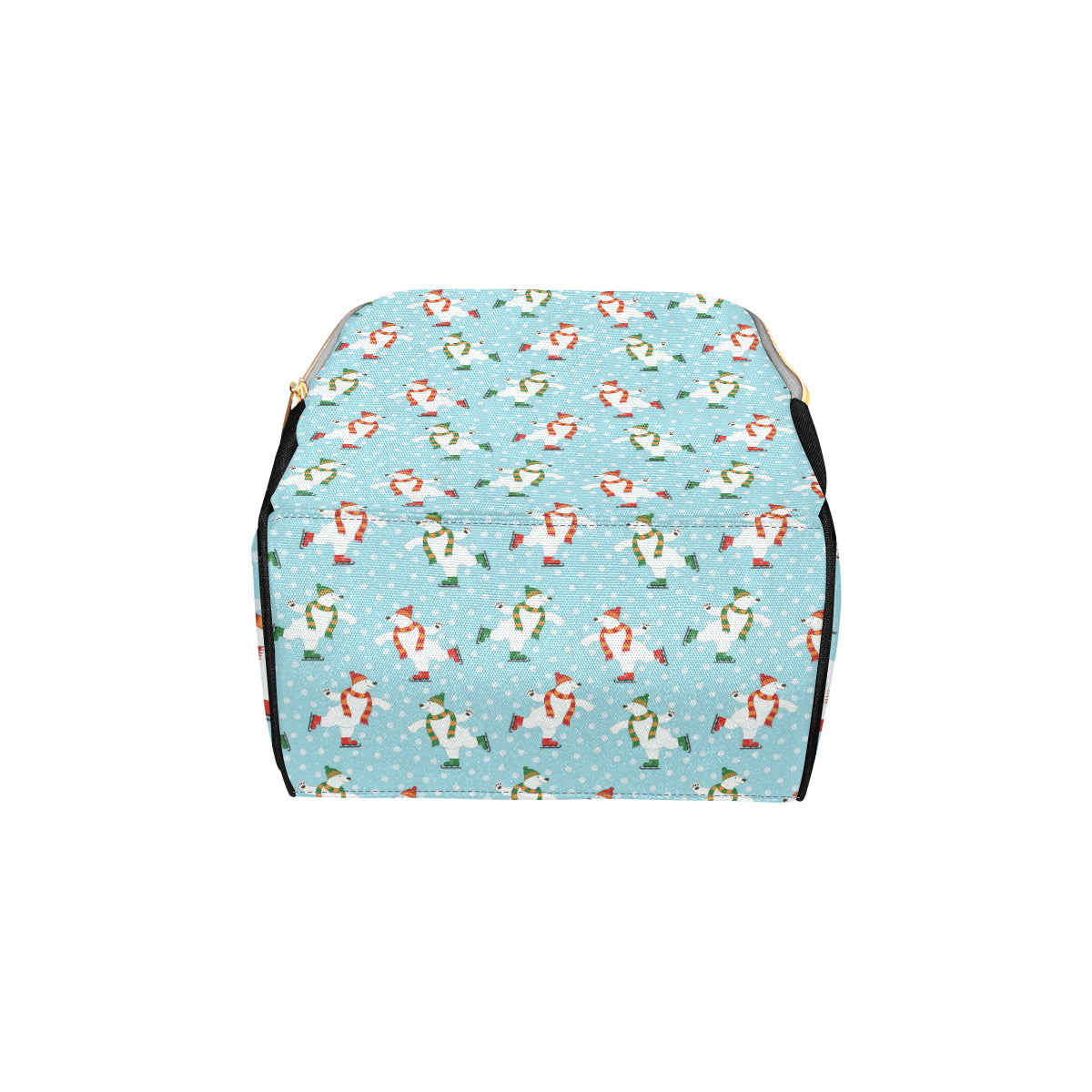 Polar Bear Pattern Print Design PB07 Diaper Bag Backpack