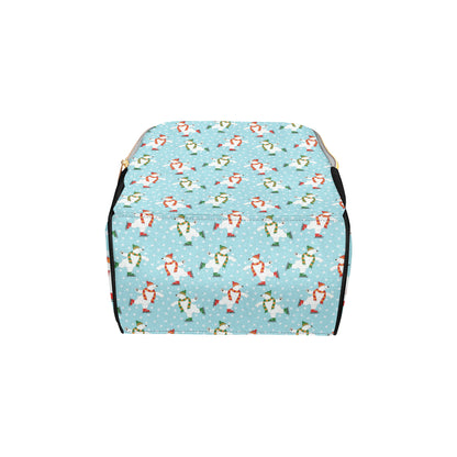 Polar Bear Pattern Print Design PB07 Diaper Bag Backpack