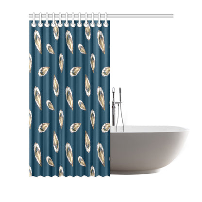 Oyster Pattern Print Design 03 Shower Curtain