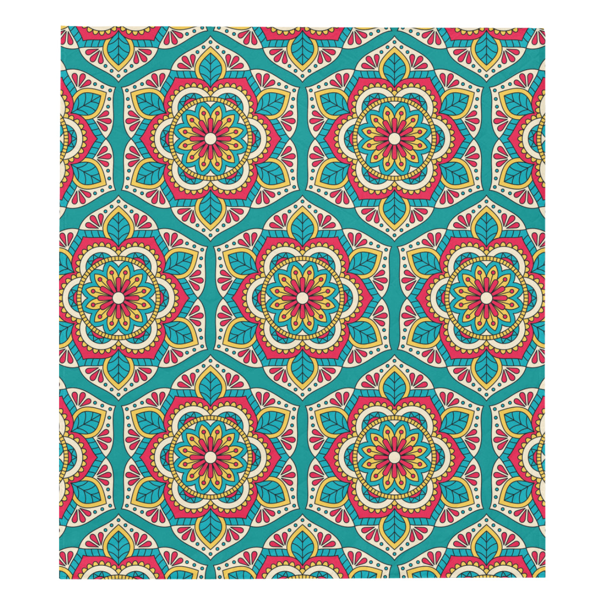 Mandala Pattern Print Design 03 Premium Quilt