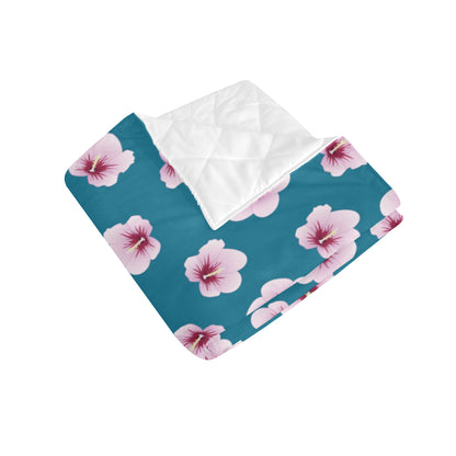 Cherry Blossom Pattern Print Design CB08 Premium Quilt