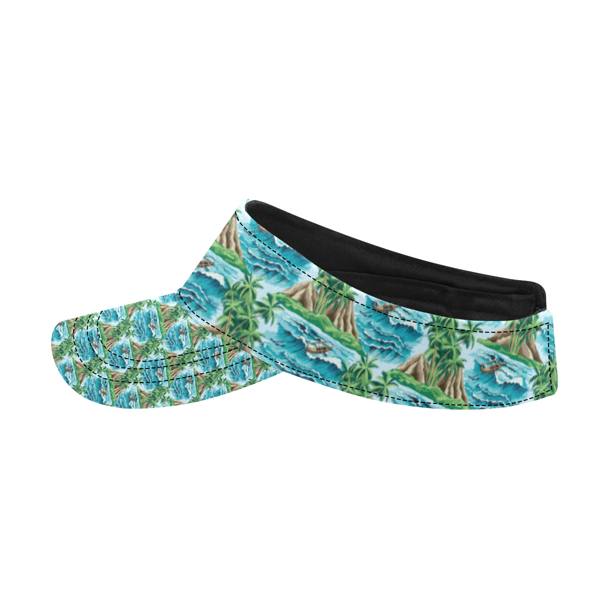 Palm Tree Hawaiian Themed Design Print Unisex Sun Visor