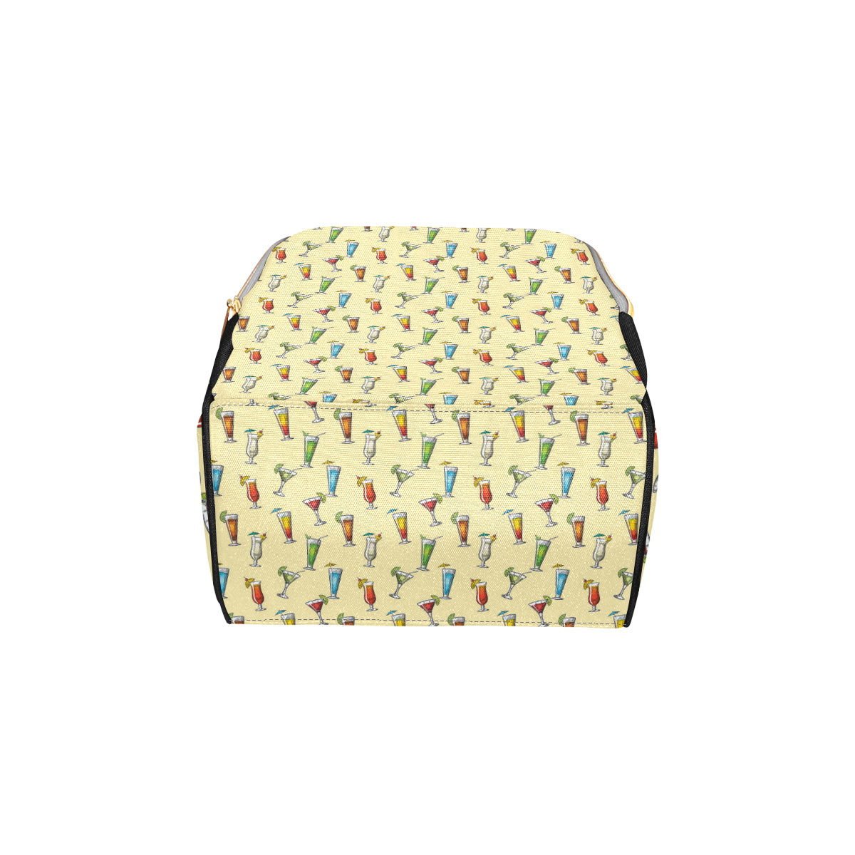 Cocktail Pattern Print Design 02 Diaper Bag Backpack