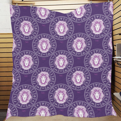 Leo Pattern Print Design 04 Premium Quilt