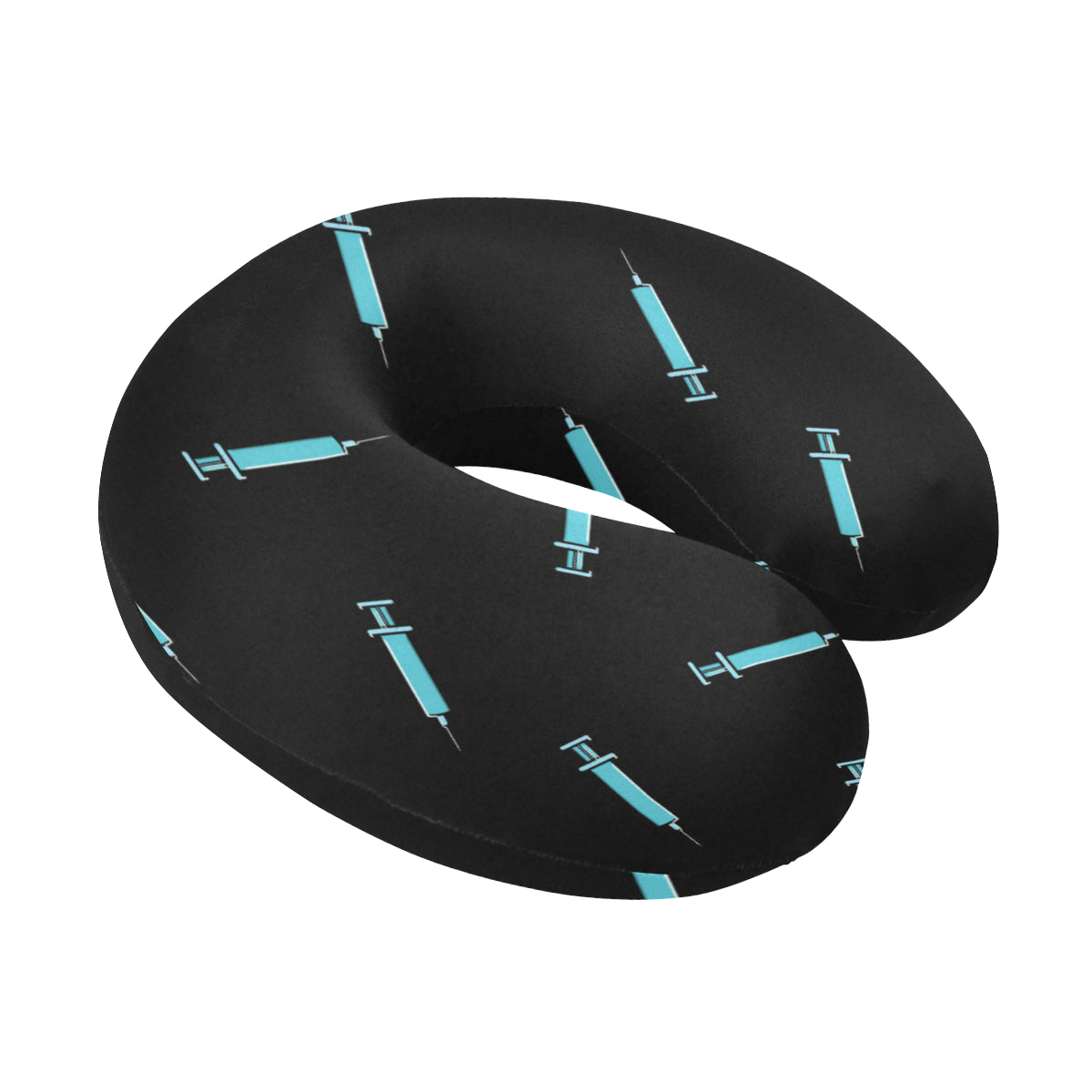 Phlebotomist Pattern Print Design A04 U-Shaped Travel Neck Pillow