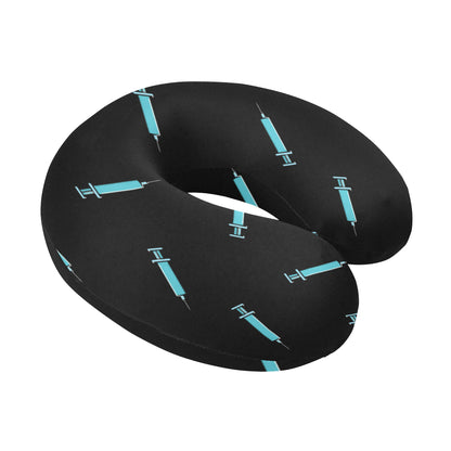Phlebotomist Pattern Print Design A04 U-Shaped Travel Neck Pillow