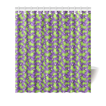 Zombie Foot Design Pattern Print Shower Curtain