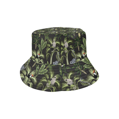 Rainforest Pattern Print Design RF05 Unisex Bucket Hat