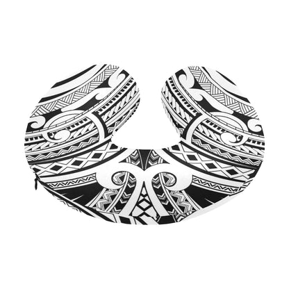 Maori Pattern Print Design 06 U-Shaped Travel Neck Pillow