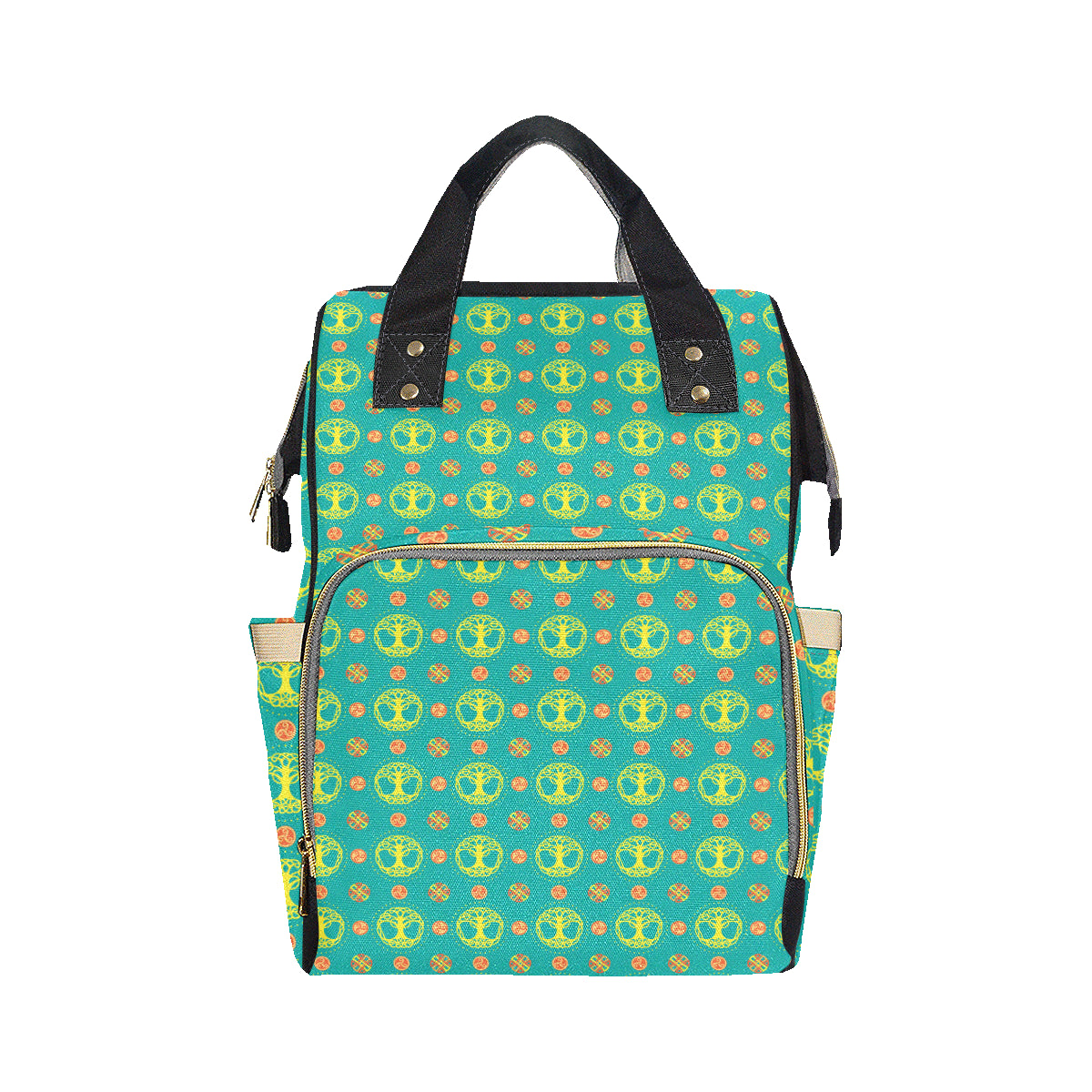 Celtic Tree of Life Print Pattern Diaper Bag Backpack