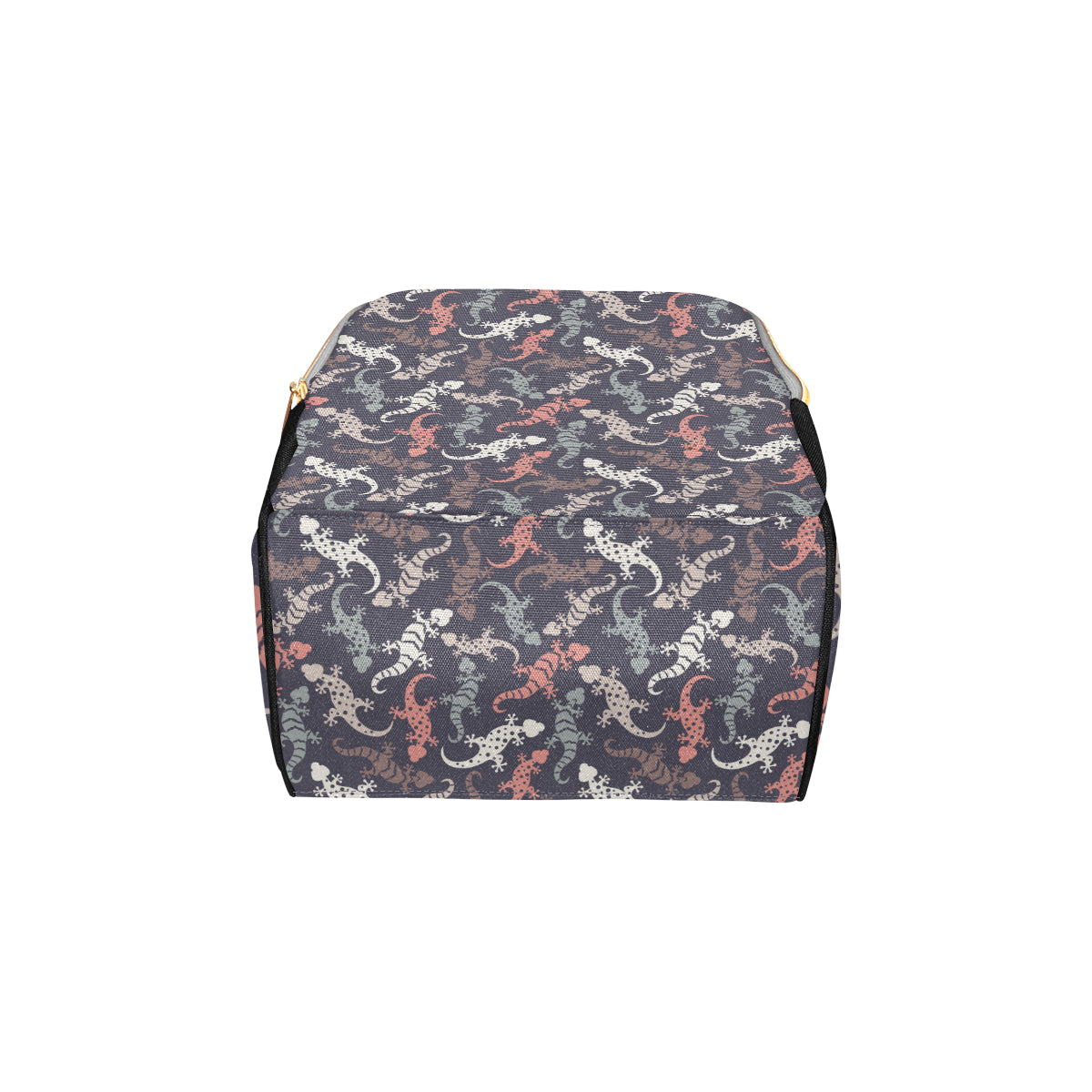 Gecko Pattern Print Design 02 Diaper Bag Backpack