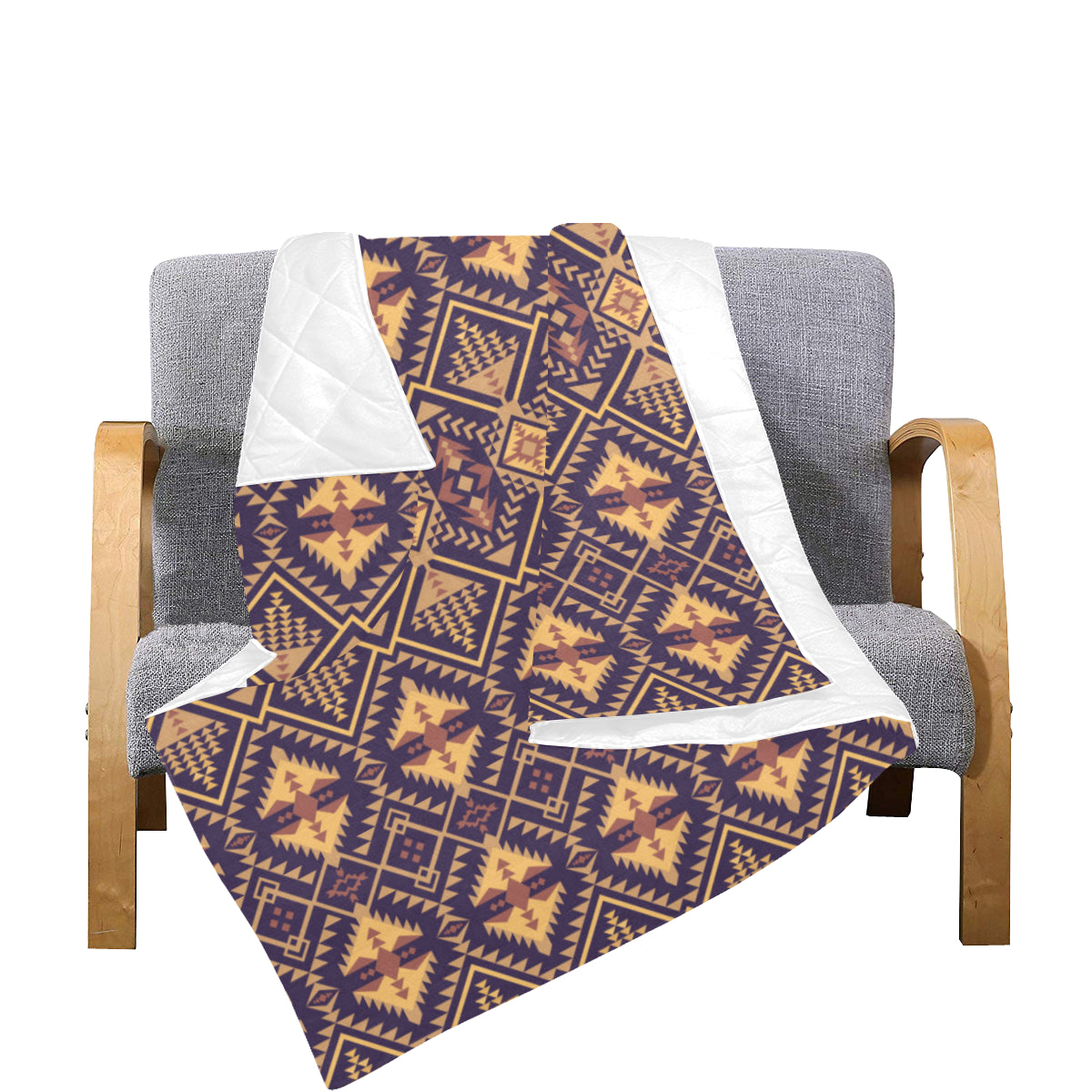 Aztec Pattern Print Design 09 Premium Quilt