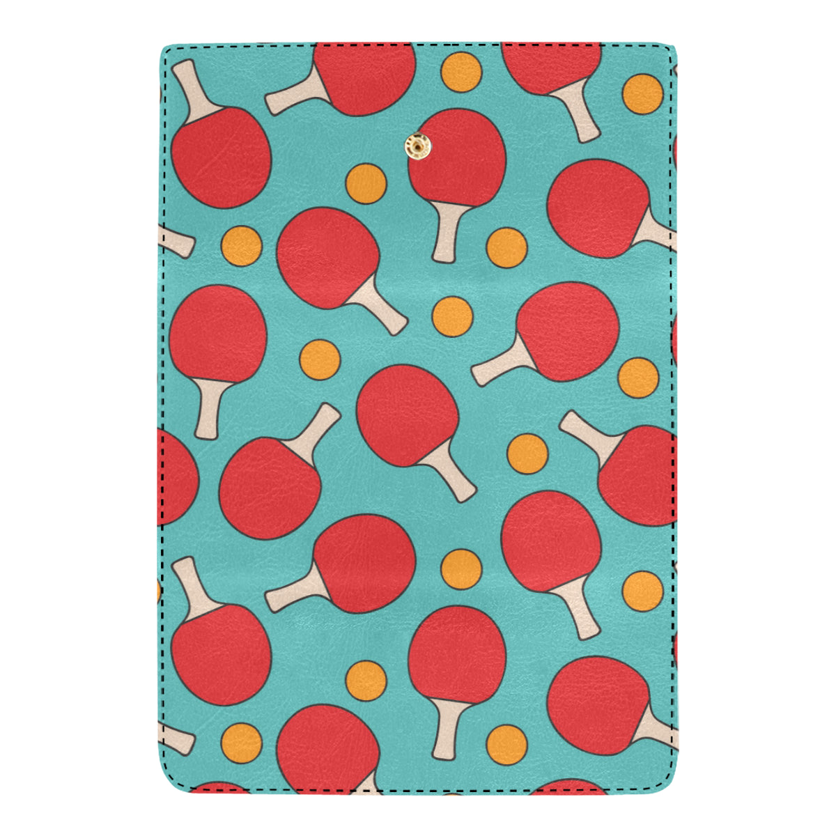 Ping Pong Pattern Print Design A01 Women's Trifold Wallet