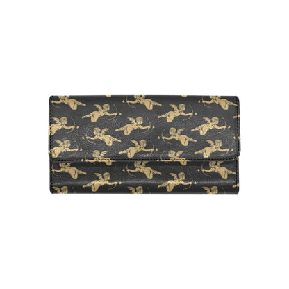 Cupid Pattern Print Design 02 Women's Trifold Wallet