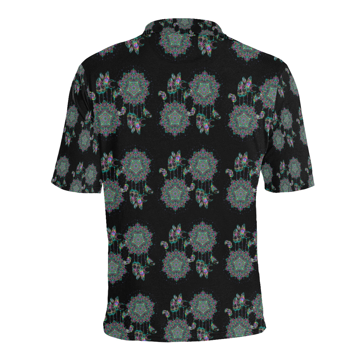 Dream Catcher Colorful Hand Draw Men Polo Shirt
