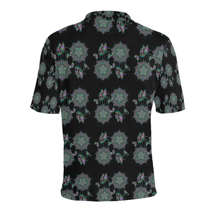 Dream Catcher Colorful Hand Draw Men Polo Shirt