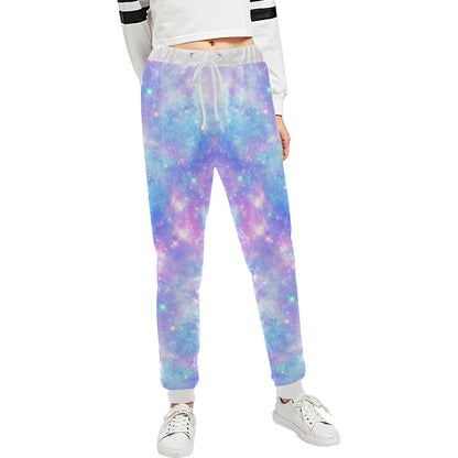 Galaxy Stardust Pastel Color Print Unisex Sweatpants
