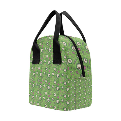 Zombie Eyes Design Pattern Print Insulated Lunch Bag