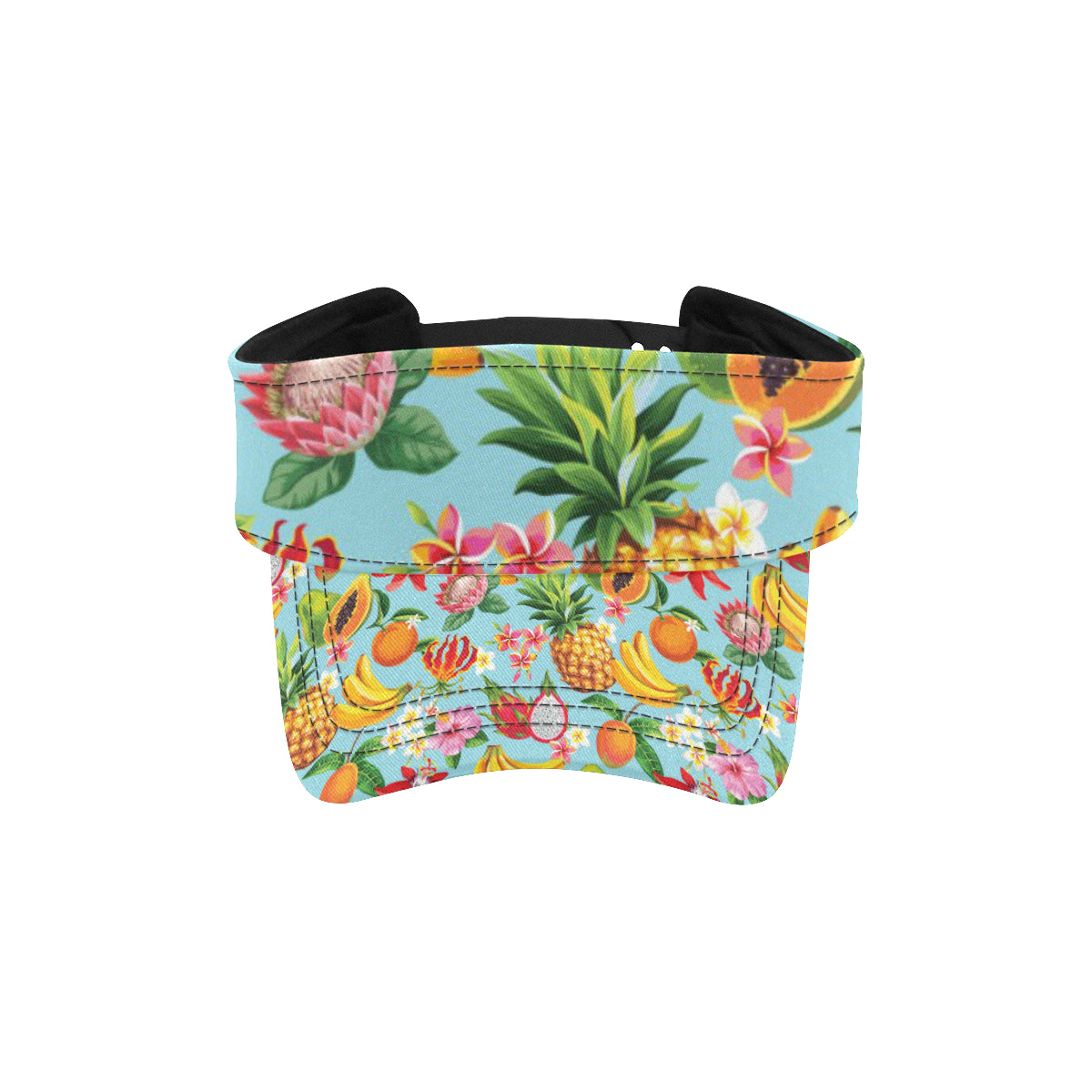 Tropical Fruits Pattern Print Design TF01 Unisex Sun Visor