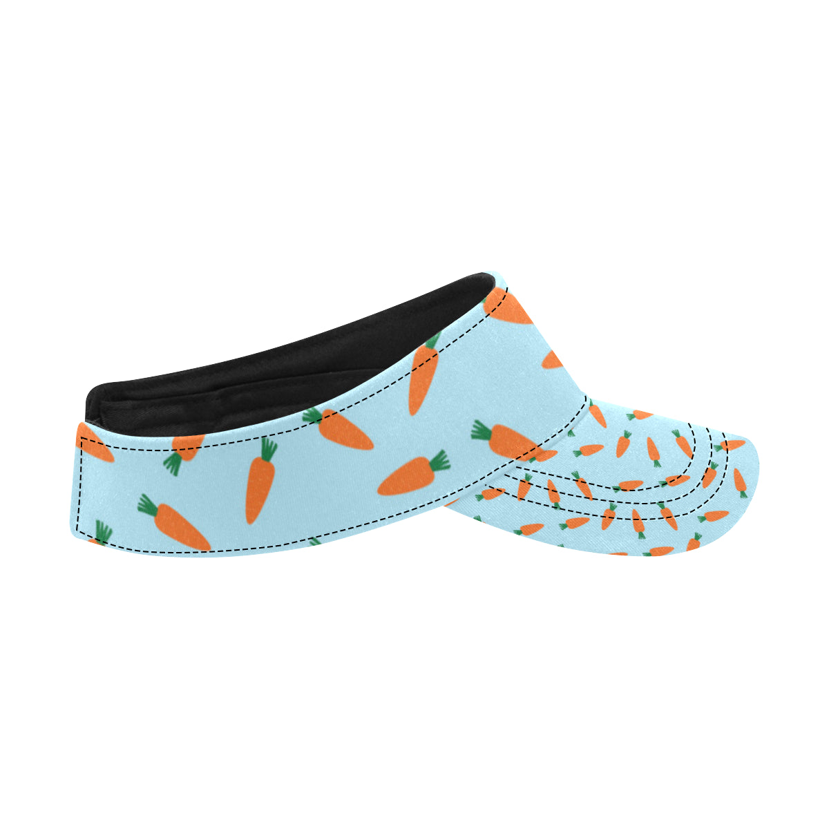 Carrot Pattern Print Design 03 Unisex Sun Visor