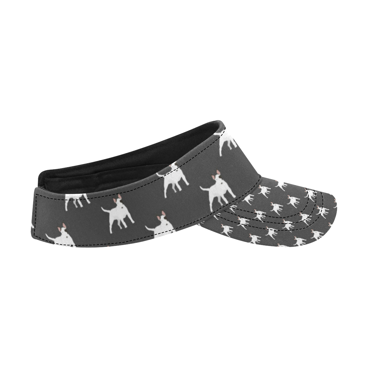 Bull Terriers Pattern Print Design 02 Unisex Sun Visor