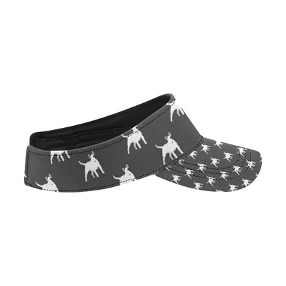 Bull Terriers Pattern Print Design 02 Unisex Sun Visor