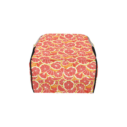 Grapefruit Pattern Print Design GF02 Diaper Bag Backpack
