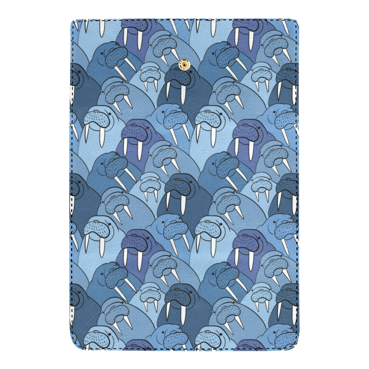 Walrus Pattern Print Design 01 Women's Trifold Wallet