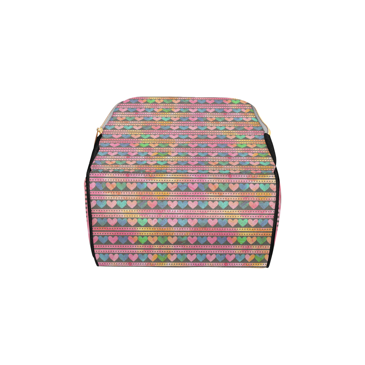 Heart Pattern Print Design HE010 Diaper Bag Backpack