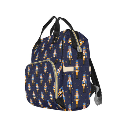 Nutcracker Pattern Print Design A04 Diaper Bag Backpack