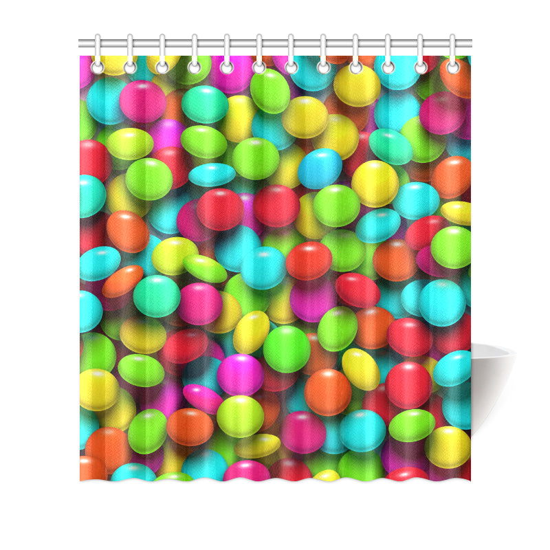 Candy Pattern Print Design CA03 Shower Curtain